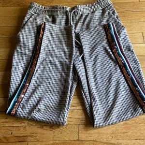 NWT Anthropologie Maeve Bettie Tapered Trousers. checkered plaid, tapered